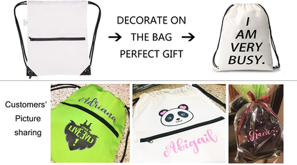 HOLYLUCK Drawstring Backpack Bag Sport Gym Sackpack