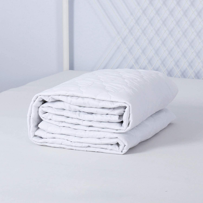 SPRINGSPIRIT Mattress Pad Cover Waterproof (Queen), Quilted Fitted Queen Mattress Pad Protector with Ultra Soft & Absorbent Surface and Deep Pocket to 14 inch, Stain Protection