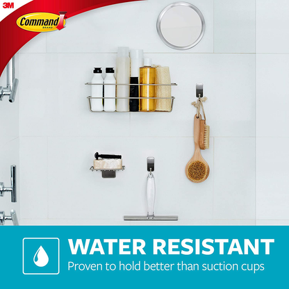 Command Bath Large Water-Resistant Adhesive Refill Strips
