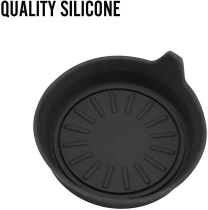 Seven Sparta Car Coasters for Cup Holders, Silicone Cup Holder Coasters, Universal Vehicle Coasters, Set of 4 Pack, 3-1/8" Diameter