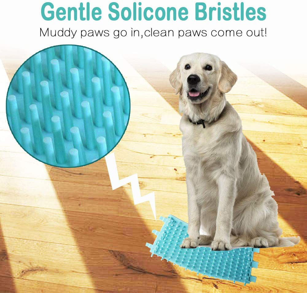Easy to Use Portable Dog Paw Cleaner Cup Dog Foot Washer with Silicone Washers Nice Packing