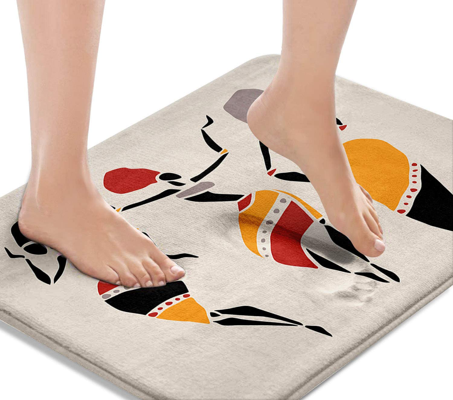 Bath Mats for Bathroom, Bathroom Mats Rugs Non-Slip,  Washable Cover 