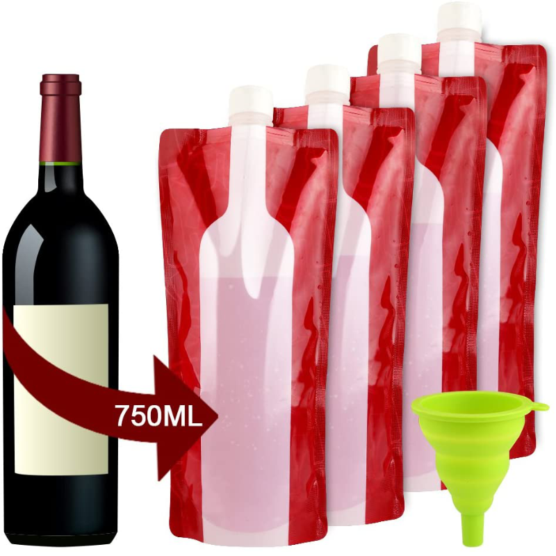 BPA-Free Reusable Portable Wine Flask