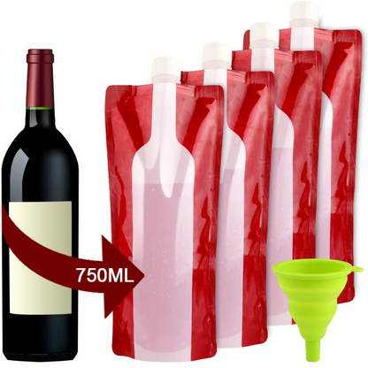 BPA-Free Reusable Portable Wine Flask
