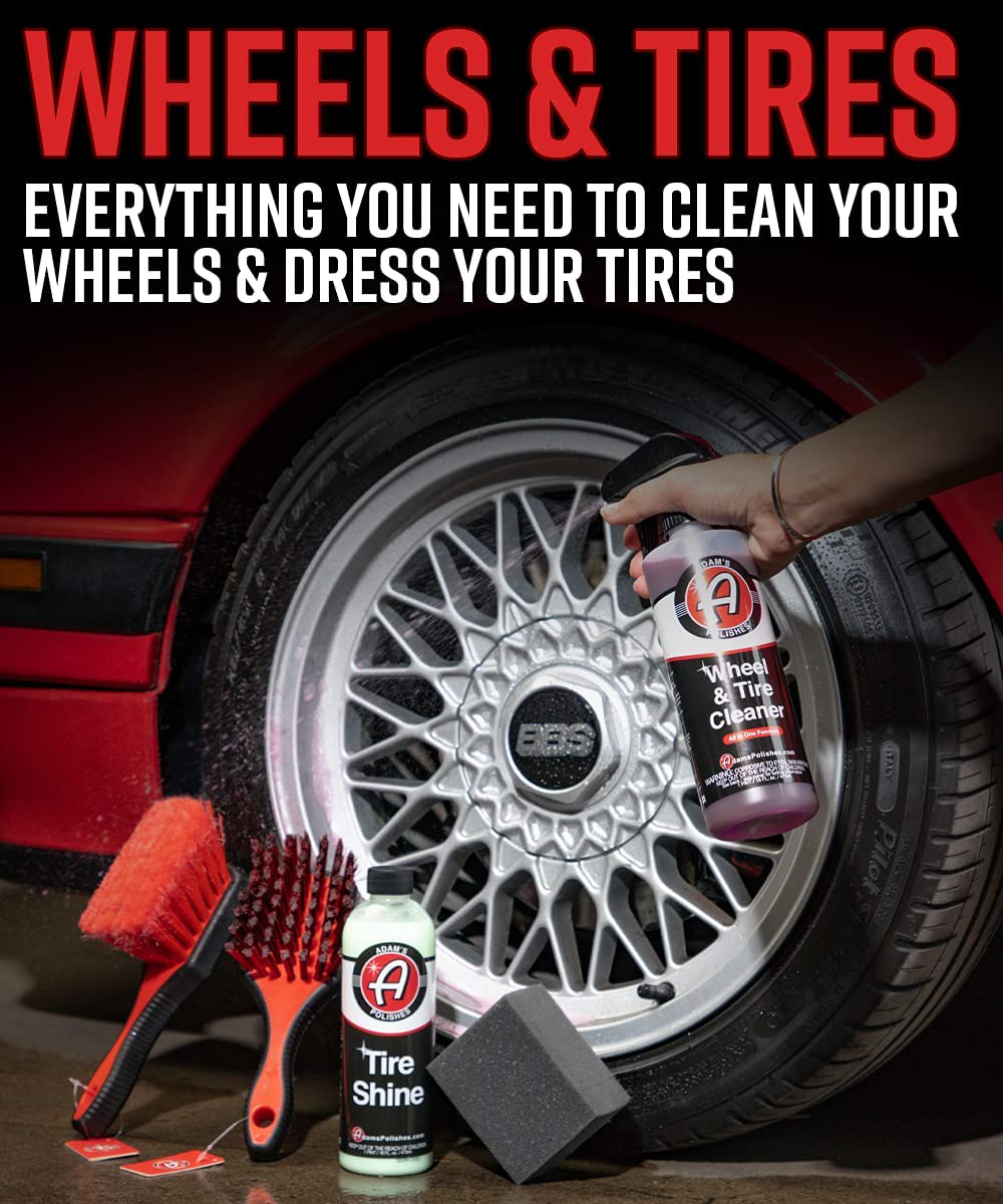 Adam's Arsenal Builder 21 Item Car Wash Kit - Detailing & Cleaning Kit W/ Foam Gun Wash Soap Car Wax Glass Window Cleaner Tire & Wheel Cleaner Interior Cleaner Towels Tire Shine