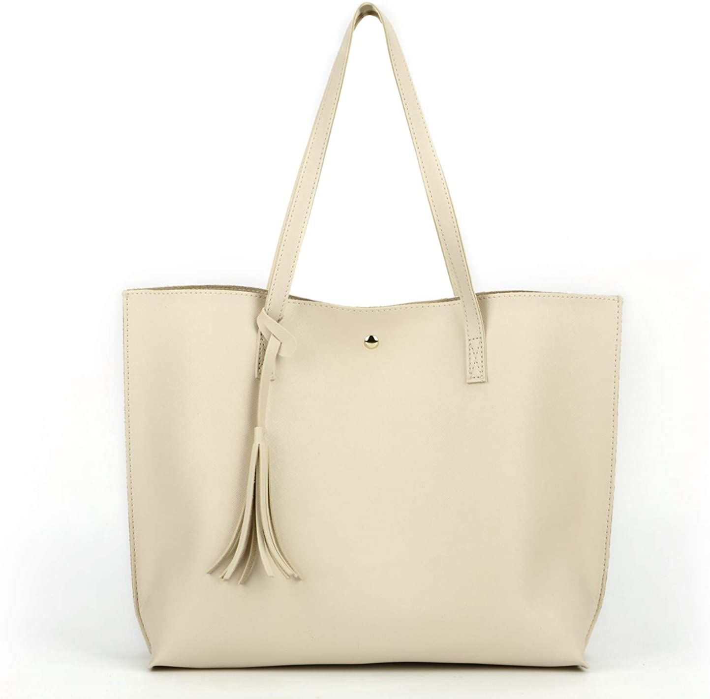 Women's Tote Bags Top Handle Satchel Handbags Faux Leather Tassel Shoulder Purse