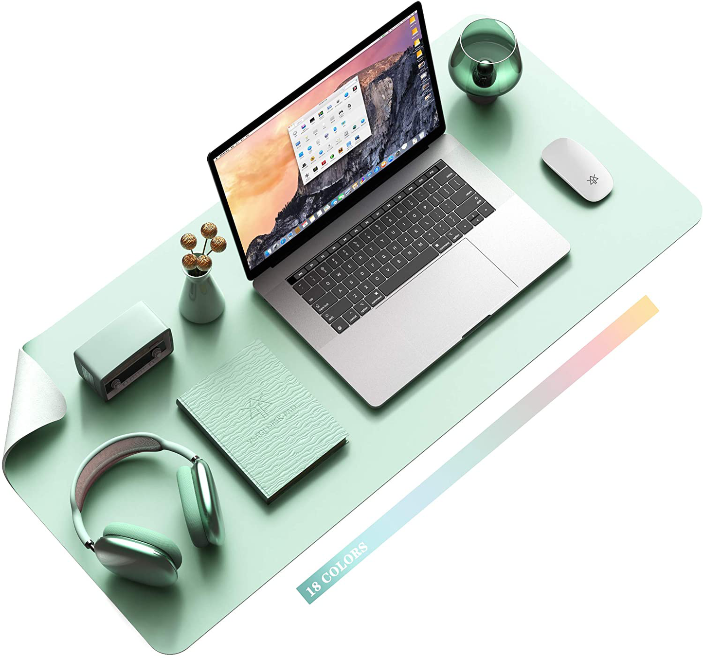 Writing Desk Pad Protector, Anti-Slip Thin Mousepad for Computers,Office Desk Accessories Laptop Waterproof Desk Protector for Office Decor and Home