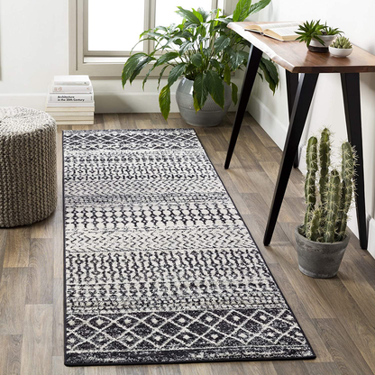 Artistic Weavers Chester Area Rug, 2'7" x 10', Black