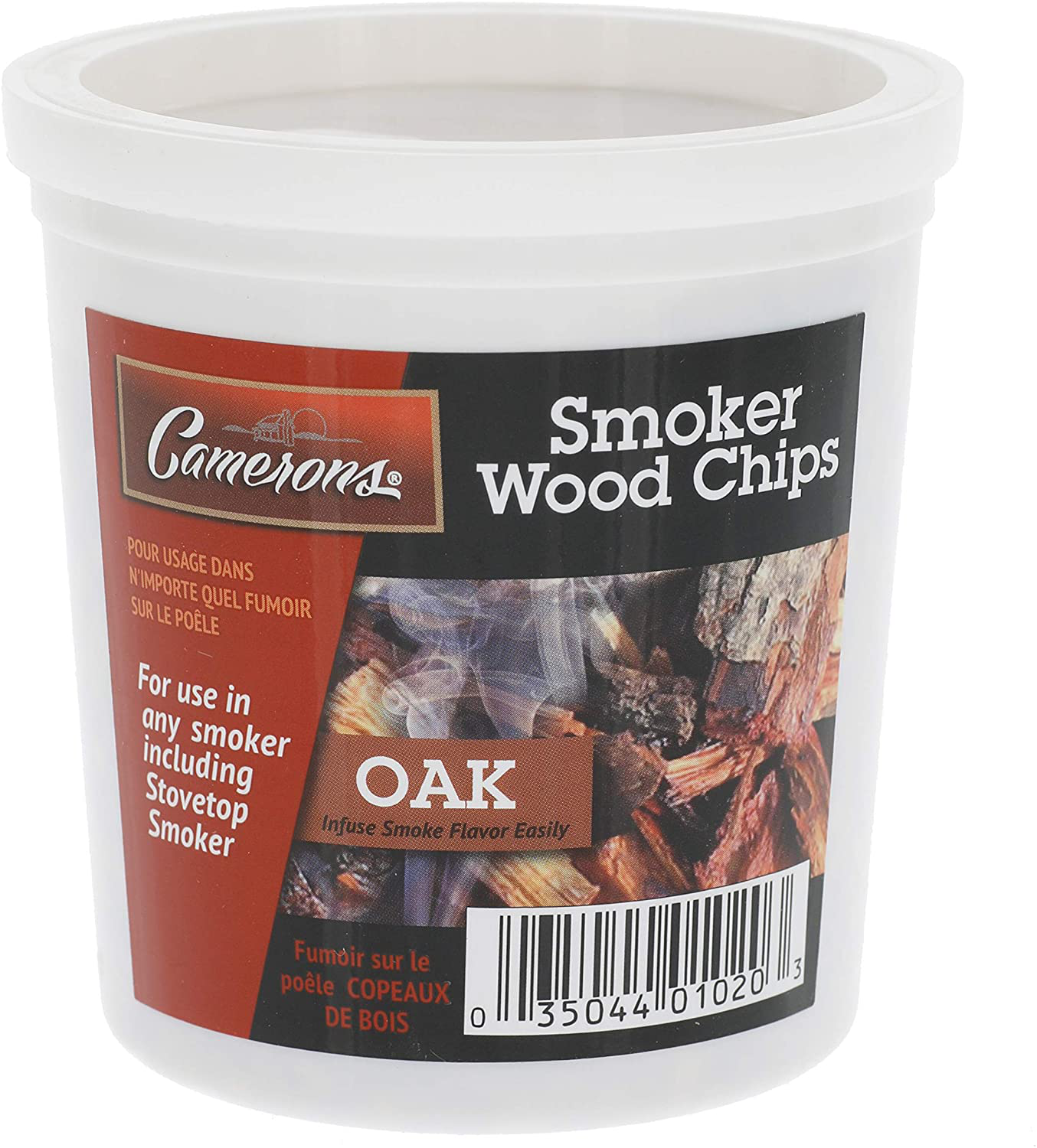 Camerons Smoking Chips- Kiln Dried, 100 Percent Natural Extra Fine Wood Smoker Sawdust Shavings (Apple, 1 Pint) (0.473176 L)