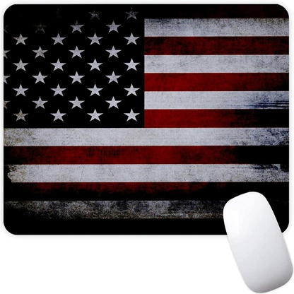 Mouse Pad,Red Moon Cloud Samurai Pattern Seamless Waterproof Gaming Anime Gift Mouse Pad Desk Accessories Non-Slip Rubber Mousepad for Laptop and Computer