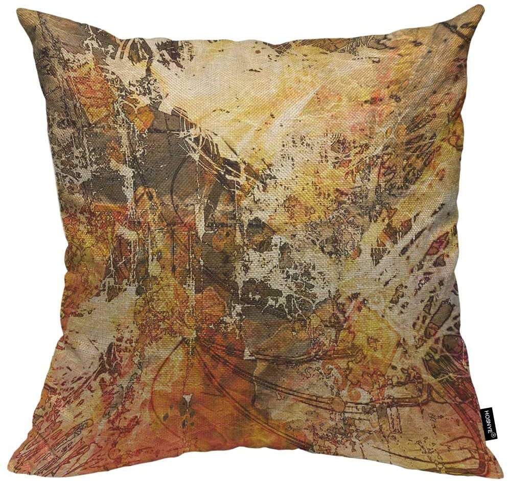 Linen Throw Pillow Cushion Covers Home Sofa Decorative 18 X 18 Inch