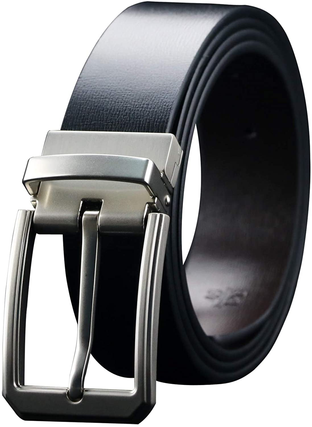 Men's Casual Reversible Leather Dress Belt