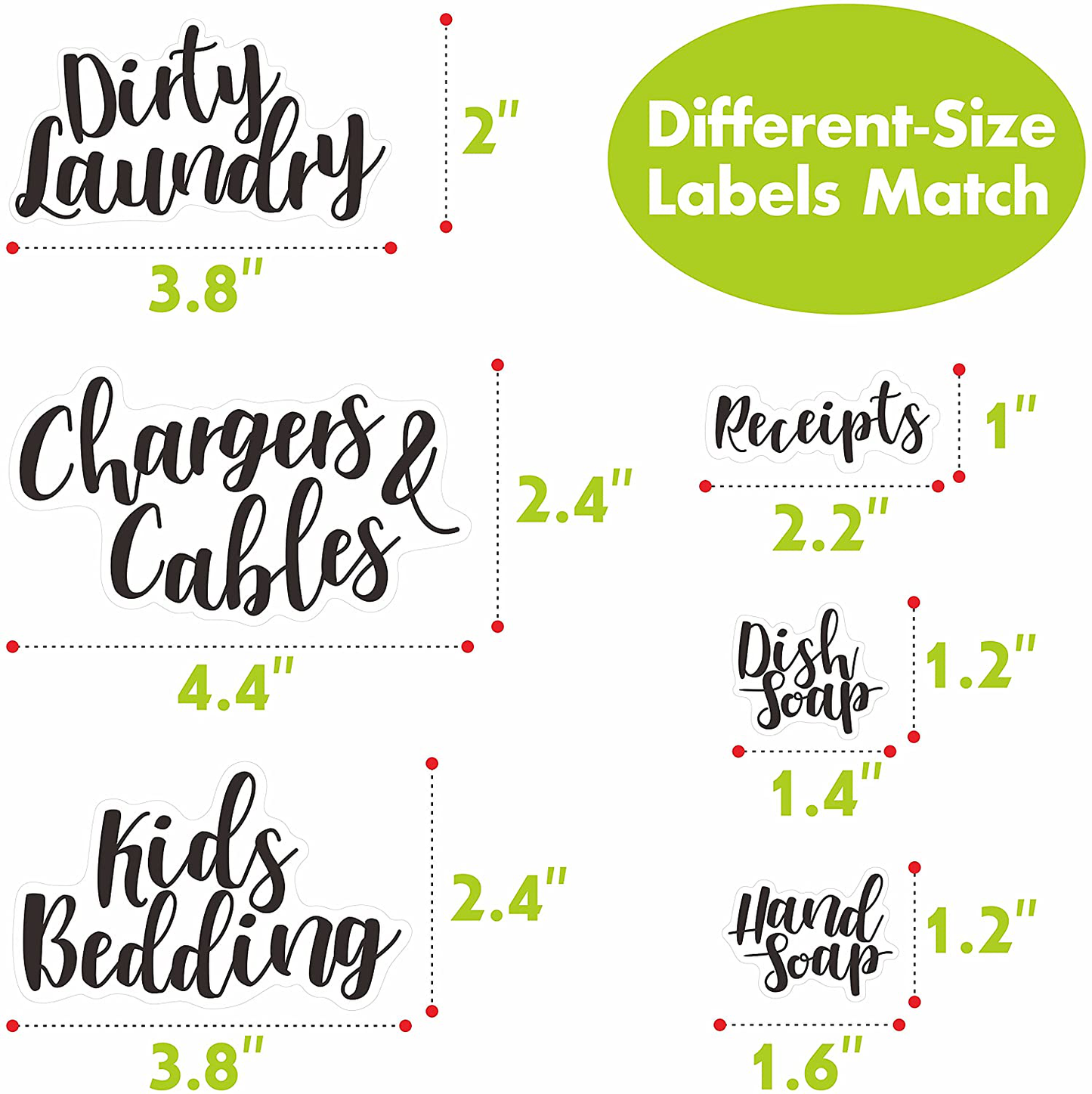 318 PCS Laundry Room & Linen Closet Organization Labels，No Stain Removal, Water/Oil Resistant Stickers for Laundry Room, Linen Closet, Home Office, Bathroom and The Beauty Organization.
