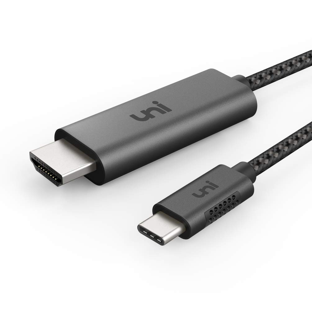 USB C to HDMI Cable for Home Office Compatible with MacBook Pro 2020/2019, MacBook Air/iPad Pro 2020, Surface Book 2, Galaxy S20 and More