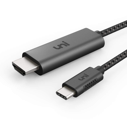 USB C to HDMI Cable for Home Office Compatible with MacBook Pro 2020/2019, MacBook Air/iPad Pro 2020, Surface Book 2, Galaxy S20 and More