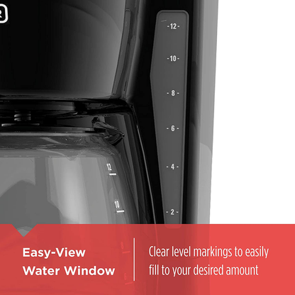 Black+Decker CM1160W-1 CM1160W 12-Cup Programmable Coffeemaker, White/Stainless Steel