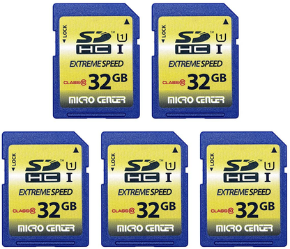 Class 10 SDHC Flash Memory Card SD Card by Micro Center