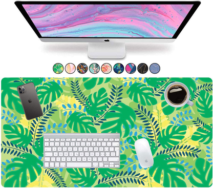 French Koko Large Mouse Pad, Desk Mat, Keyboard Pad, Desktop Home Office School Essentials College Cute Decor Big Extended Laptop Protector Computer Accessories Pretty Mousepad Women Girls XL
