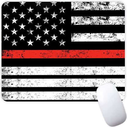 Mouse Pad,Red Moon Cloud Samurai Pattern Seamless Waterproof Gaming Anime Gift Mouse Pad Desk Accessories Non-Slip Rubber Mousepad for Laptop and Computer
