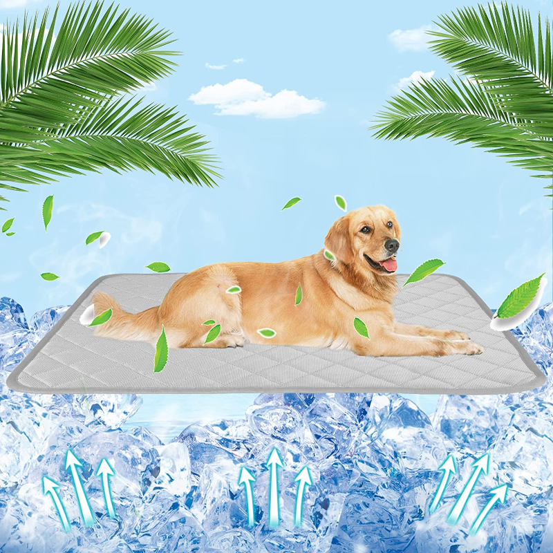 Pet Cooling Mat - Foldable Washable Cooling Pads for Indoor Outdoor