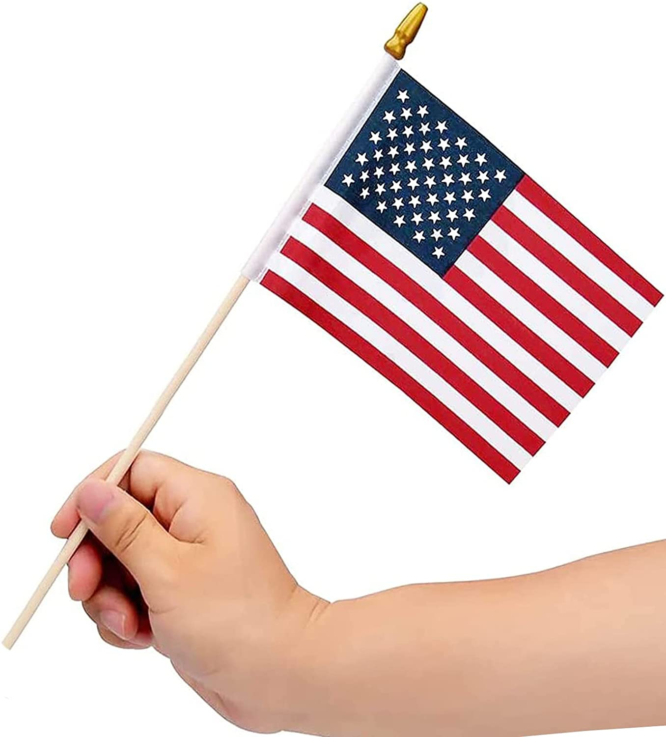 Multi-Pack - 4x6 Inch American Flags on Sticks