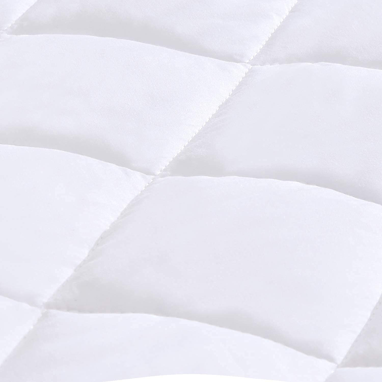 LDC Queen Mattress Pad with 16-Inch Deep Pocket, Comfortable, Breathable, Easy to Put on The Stretchable Quilted Fitted Mattress Cover