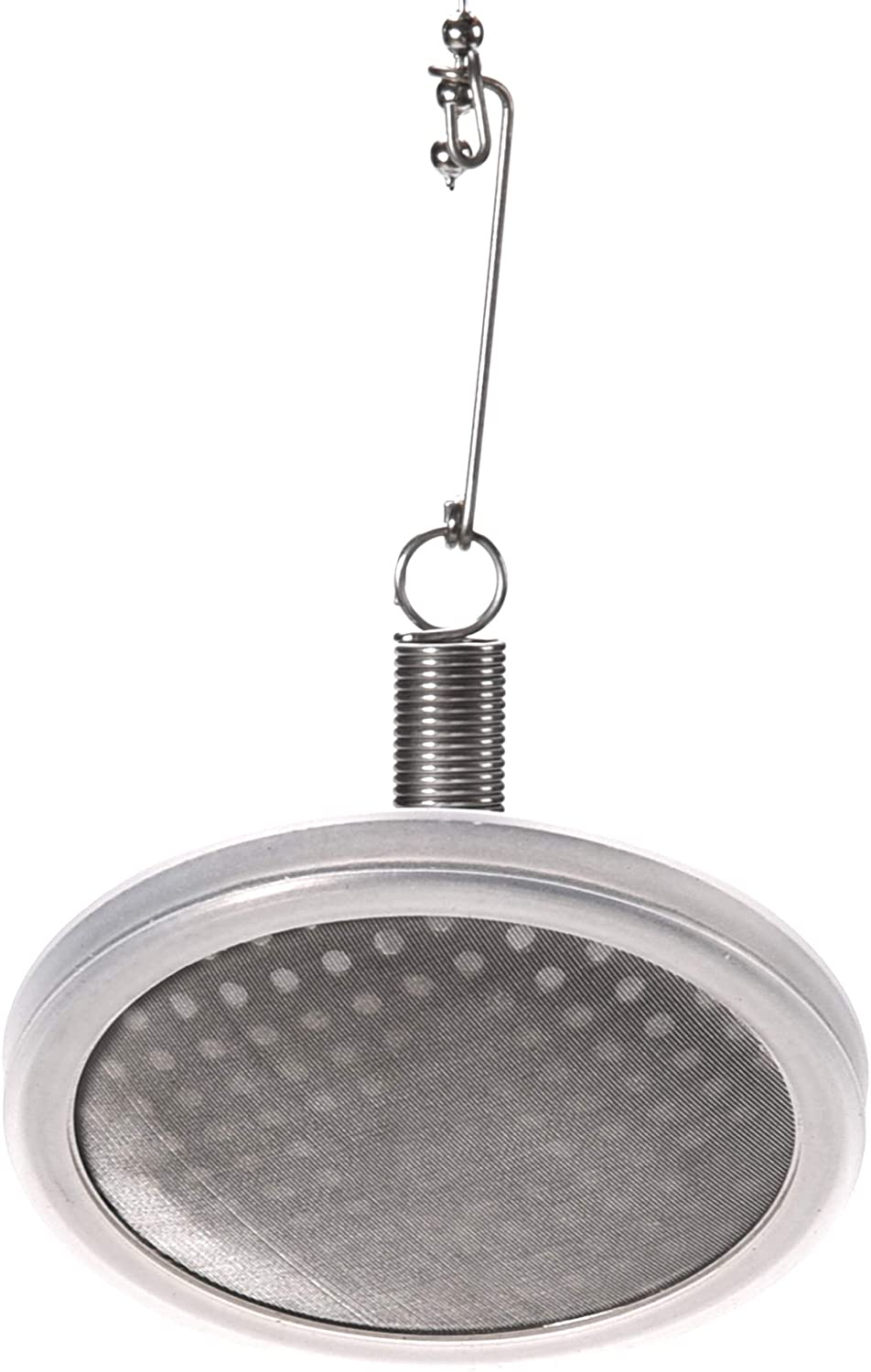 Permanent Siphon/Syhon Coffee Filter for Hario Yama Siphon Coffee Maker and Other Syphon Coffee Maker, Stainless Steel & White Silicon Rubber, Model: A1
