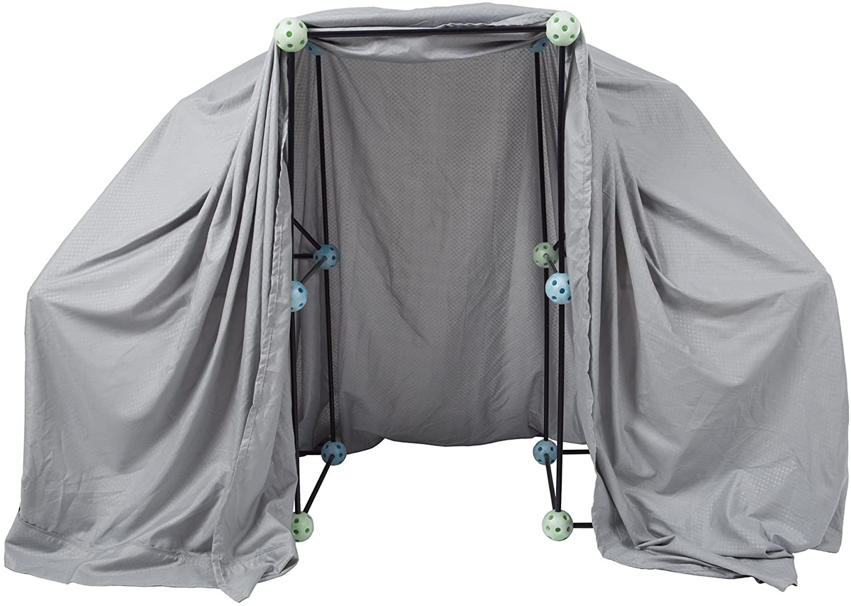 Construction Fort Building Toy Set for Kids with 60 Pieces - Build and Play Kit for Indoor and Outdoor Use - For Boys and Girls by Hey! Play! , Green