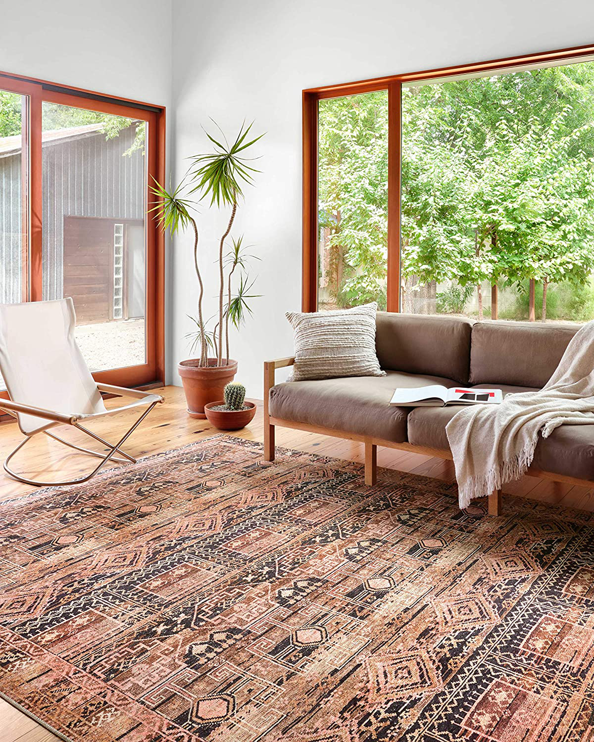 Loloi II Layla LAY-14 Mocha Traditional Accent Rug 3'-6" x 5'-6"