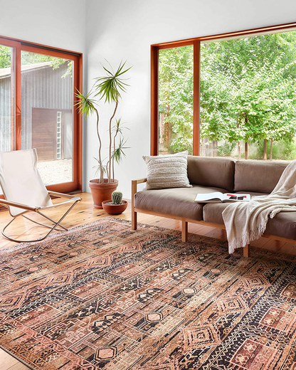 Loloi II Layla LAY-14 Mocha Traditional Accent Rug 3'-6" x 5'-6"