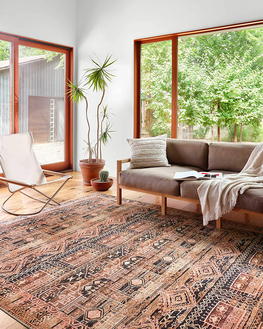 Loloi II Layla LAY-14 Mocha Traditional Accent Rug 3'-6" x 5'-6"