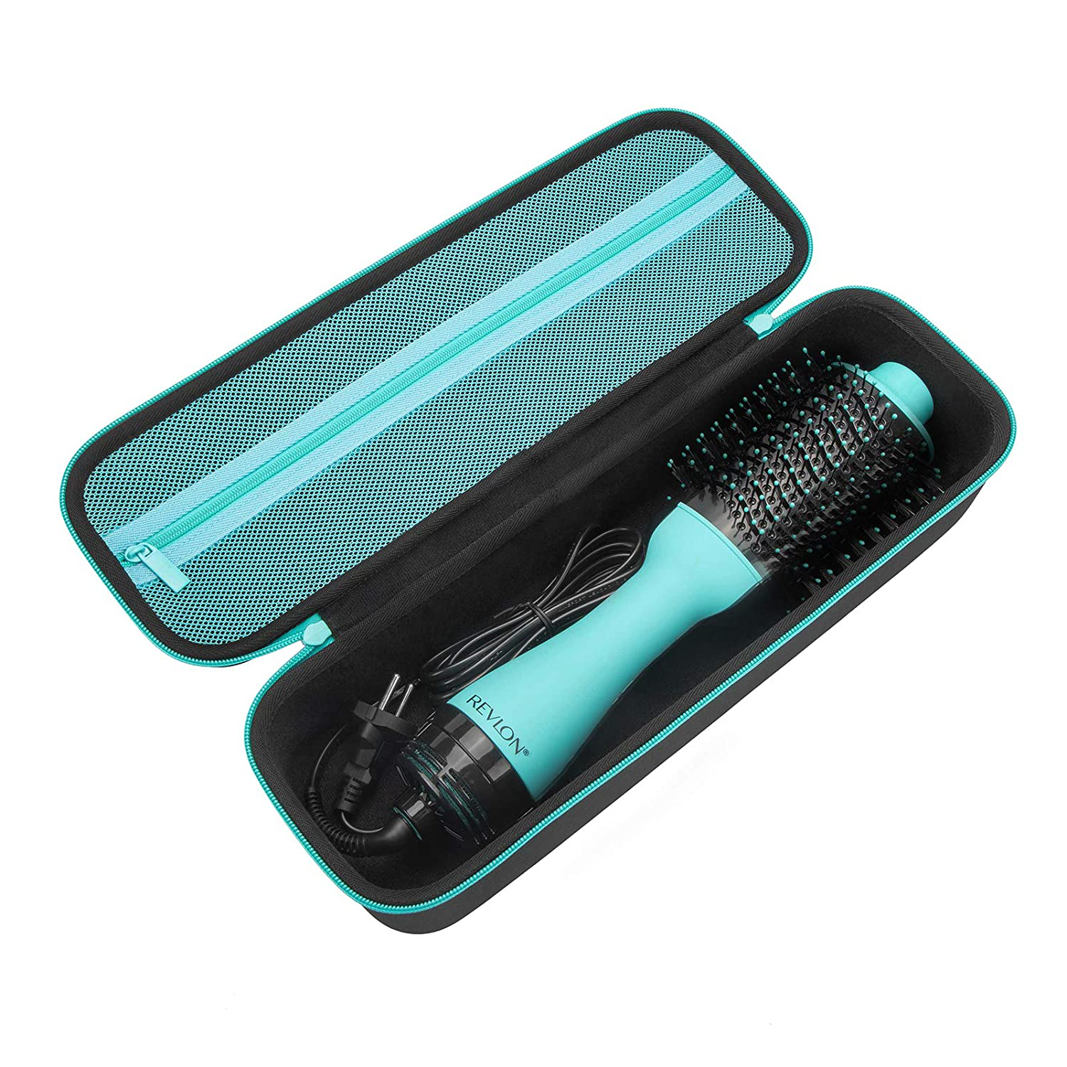 Yinke Hard Case for Revlon One-Step Hair Dryer and Volumizer Hot Air Brush, Storage Carrying Travel Bag (Mint Green)…