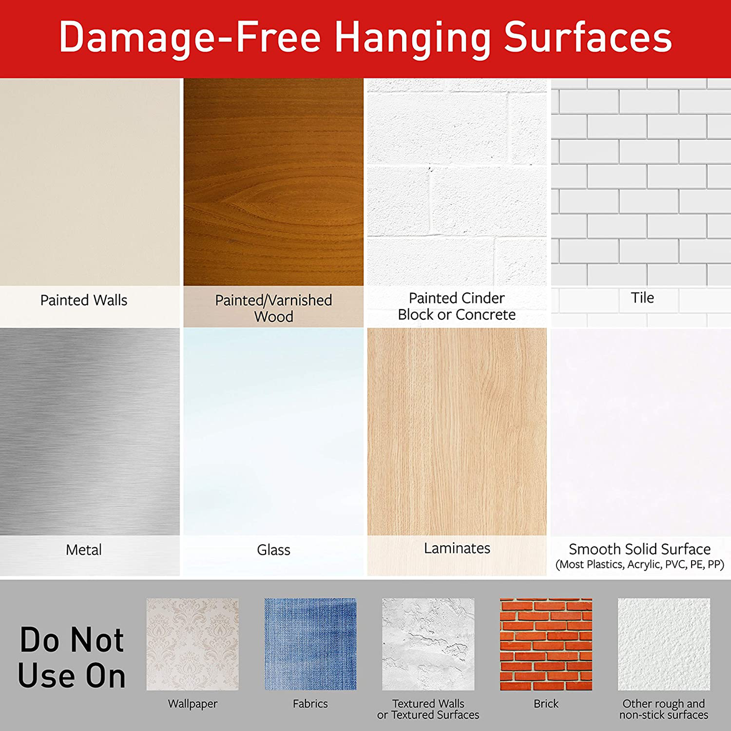 Command Bath Large Water-Resistant Adhesive Refill Strips