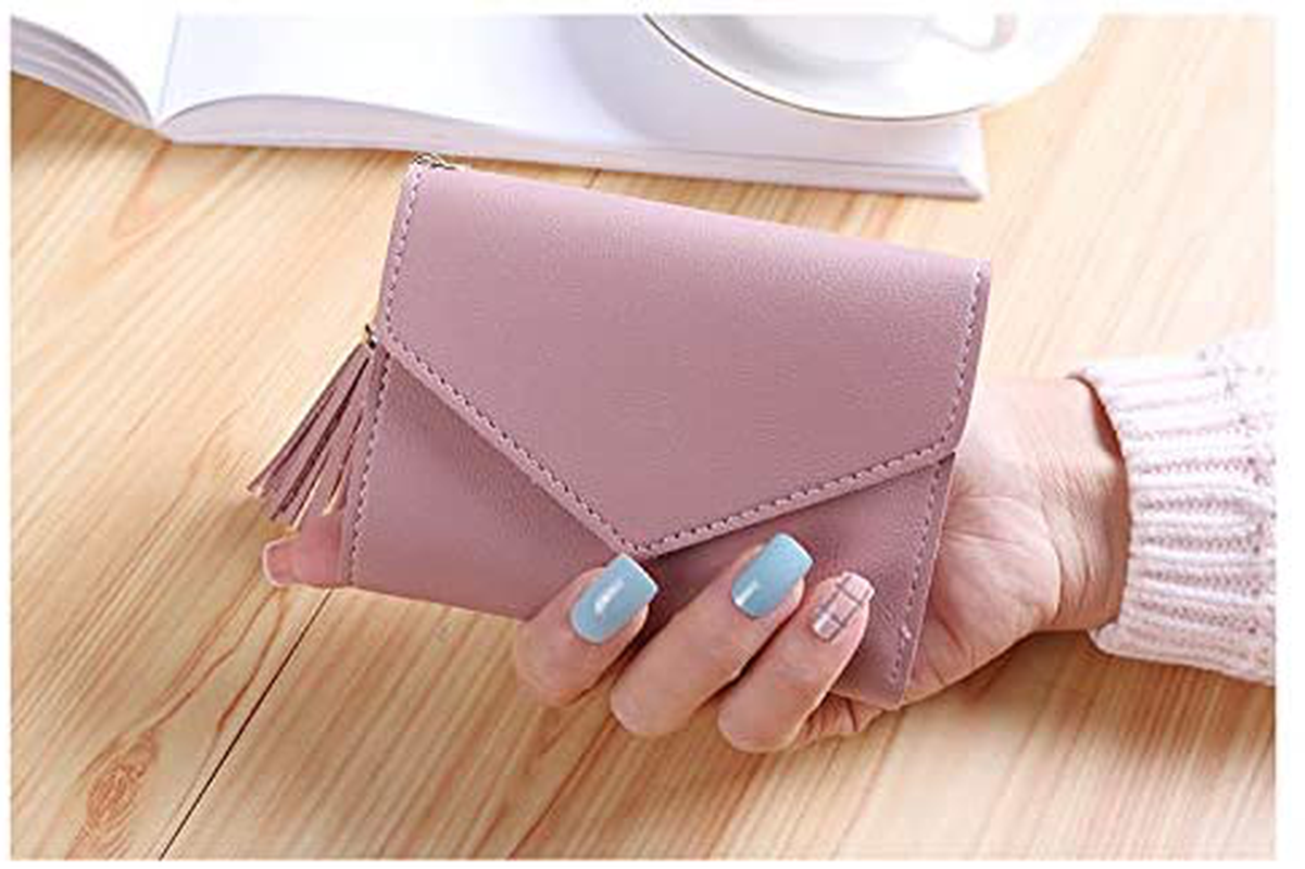 Small Wallet for Women，Ultra Slim Pu Leather Credit Card Holder Clutch Wallets for Women