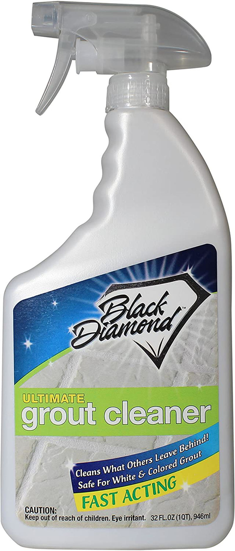 Ultimate Grout Cleaner: Best Cleaner for Tile,Ceramic,Porcelain, Marble Acid-Free Safe Deep Cleaner & Stain Remover for Even The Dirtiest Grout. (1-Quart)