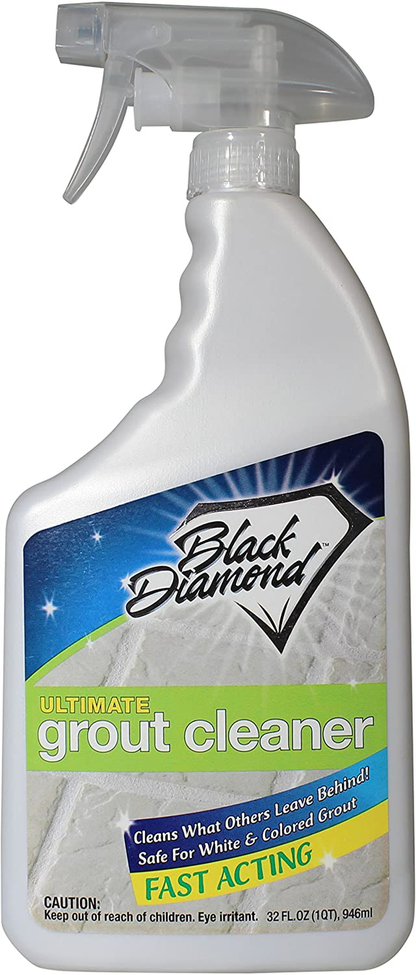 Ultimate Grout Cleaner: Best Cleaner for Tile,Ceramic,Porcelain, Marble Acid-Free Safe Deep Cleaner & Stain Remover for Even The Dirtiest Grout. (1-Quart)