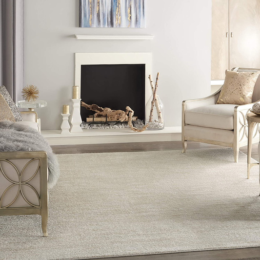 Nourison Essentials Solid Contemporary Yellow 2'x6' Runner Rug , 2' X 6'