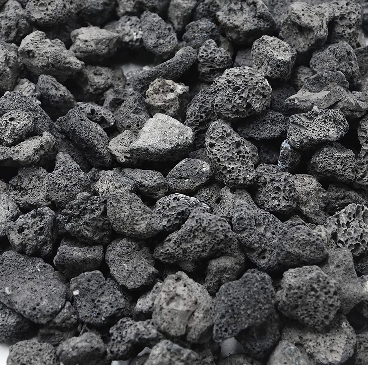 Skyflame 5LB Red Natural Lava Rock Granules for Gas Fire Pit | Fireplace | Gas Log Set | BBQ Grills | Garden Landscaping Decoration, Size from 3/8" to 3/4", 5-lb/Bag