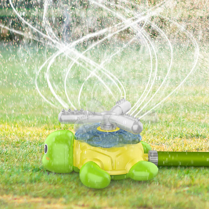 KMUYSL Spray Sprinkler for Kids, Outdoor Water Toys Gifts for 3,4,5,6,7,8 Year Old Boys & Girls Turtle Sprinkler Toy - Spinning Turtle Spray Sprinkler for Outside Lawn Backyard Yard