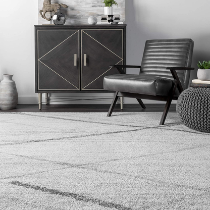 nuLOOM Thigpen Contemporary Runner Rug, 2' 5" x 9' 5", Grey