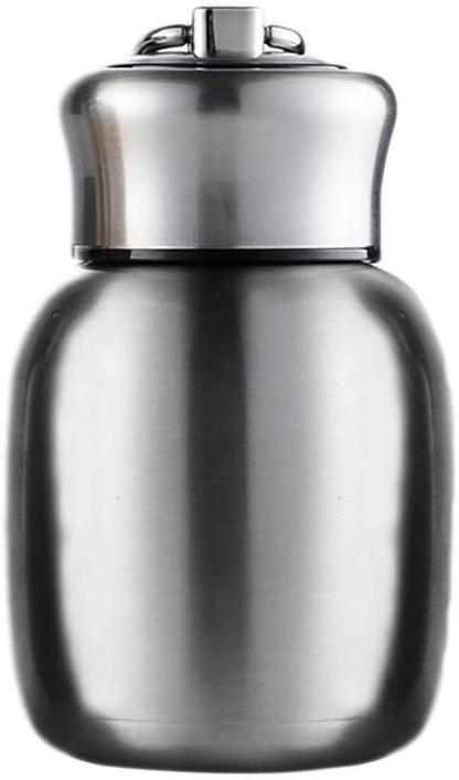 Mini 7 oz Stainless Steel Water Bottle, Small Vacuum Insulated Water Bottle Leak Proof Sport Tumbler Cup Hot and Cold Water Bottle for Women Girls Kids Gift Milk Tea Lunch (Skyblue)