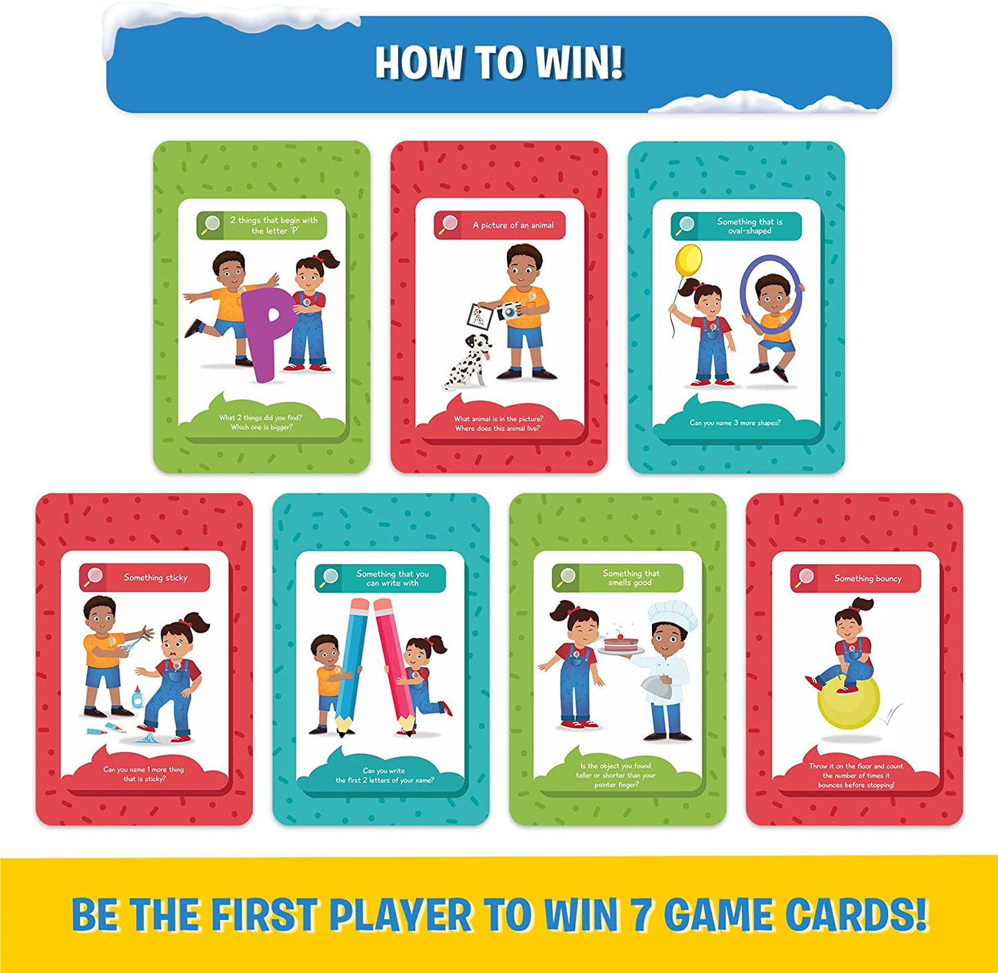 Skillmatics Card Game : Found It Indoor Edition | Gifts, Stocking Stuffer for Ages 4-7 | Super Fun Family Game | Smart Scavenger Hunt for Kids