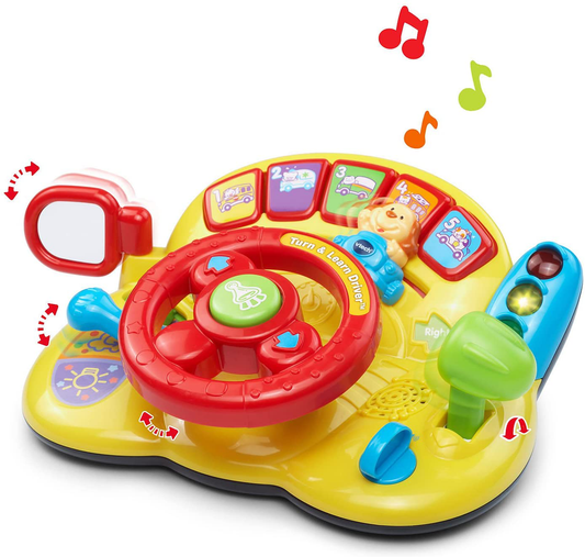 VTech Turn and Learn Driver (Frustration Free Packaging),Yellow