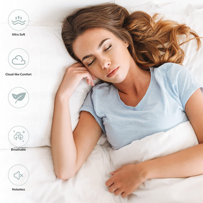 WOOBOBEE Mattress Pad Cover, Cooling Mattress Topper, Soft Qulited Fitted Pillowtop Mattress Protector Down Alternative Overfilled with 8-21 Inch Deep Pocket (White - Checkered, Full)