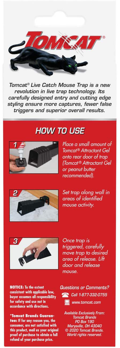 Tomcat Live Catch Mouse Trap (Single Catch)