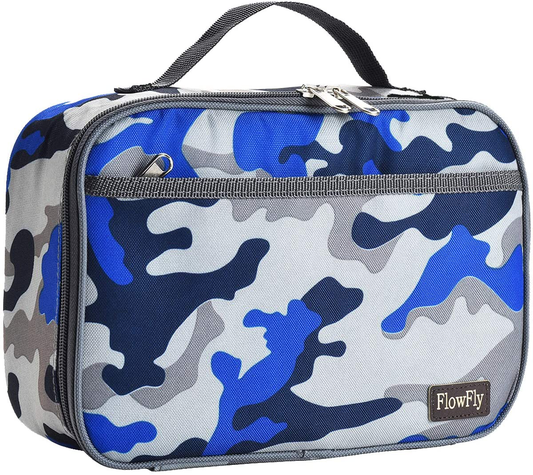 FlowFly Kids Lunch box Insulated Soft Bag Mini Cooler Back to School Thermal Meal Tote Kit for Girls, Boys,Women,Men, Unicorn#2