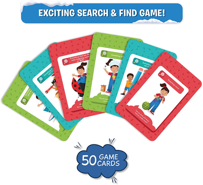 Skillmatics Card Game : Found It Indoor Edition | Gifts, Stocking Stuffer for Ages 4-7 | Super Fun Family Game | Smart Scavenger Hunt for Kids