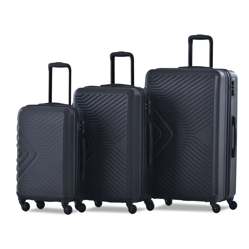 3 Piece Hardshell Luggage Set - Lightweight, TSA Locks,  and Spinner Wheels