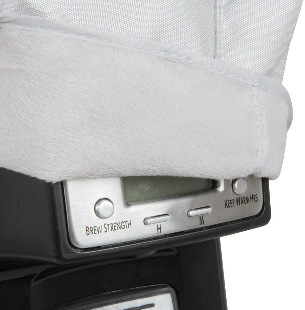 Hermitshell Dust Proof Cover with Soft Velvet Lining for Hamilton Beach 12-Cup Coffee Maker Programmable Brewstation Summit Dispensing Coffee Machine (48464) (Grey)