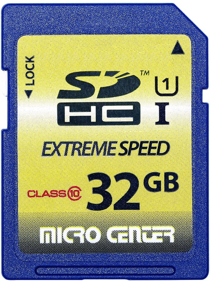 Class 10 SDHC Flash Memory Card SD Card by Micro Center
